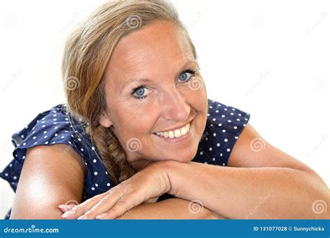 Old Lady Smile Lovely Close Portrait Blond Stock Photo - Image of period, german: 131077028