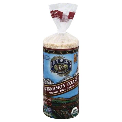 Lundberg® Organic Cinnamon Toast Rice Cakes 9.5 oz. Bag - Walmart.com - Walmart.com