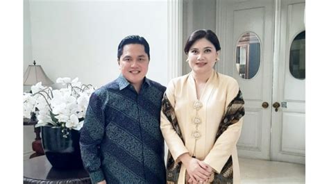 Profil Elizabeth Tjandra, Istri Erick Thohir Mualaf yang Pernah Dikado ...