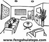 Coloring Page Living Room Clipart Black And White  Home sketch template