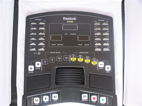 Reebok ZR8 Treadmill Console Black Brand New - Treadmill Doctor