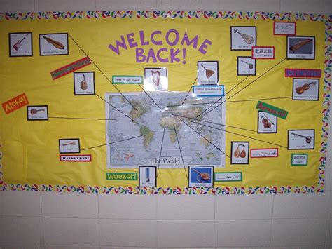 Teaching Elementary Orchestra : "Welcome" Bulletin Board