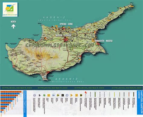 Northern Cyprus Map - Northern Cyprus