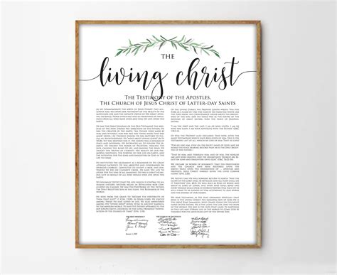 Printable The Living Christ