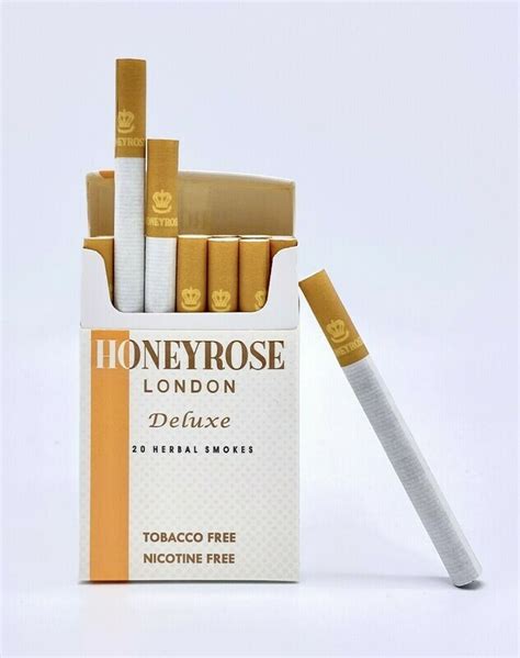 HONEYROSE HERBAL CIGARETTES | Gift HQ - Nicotine & Tobacco Free, Energy & Cofffee Pouches ...