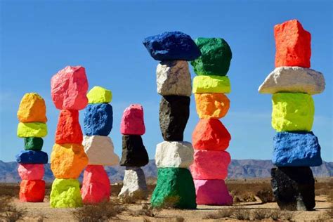 Las Vegas: Mojave, Red Rock Sign and 7 Magic Mountains Tour | GetYourGuide