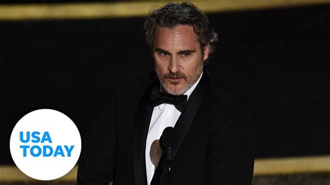 Joaquin Phoenix Gives Emotional Speech At The 2020 Oscars | USA TODAY