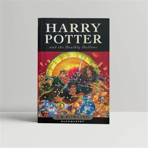 J K Rowling - Harry Potter and the Deathly Hallows - First UK Edition ...