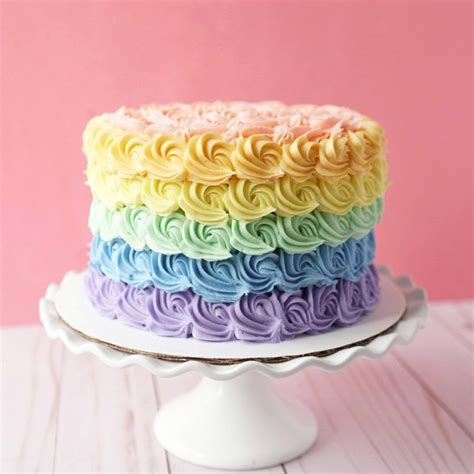 Anytime I work on a rainbow cake I can’t help but listen to @katharinemcphee ‘s version of ...