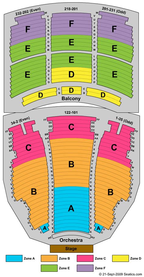 Hippodrome Theatre Seating Chart