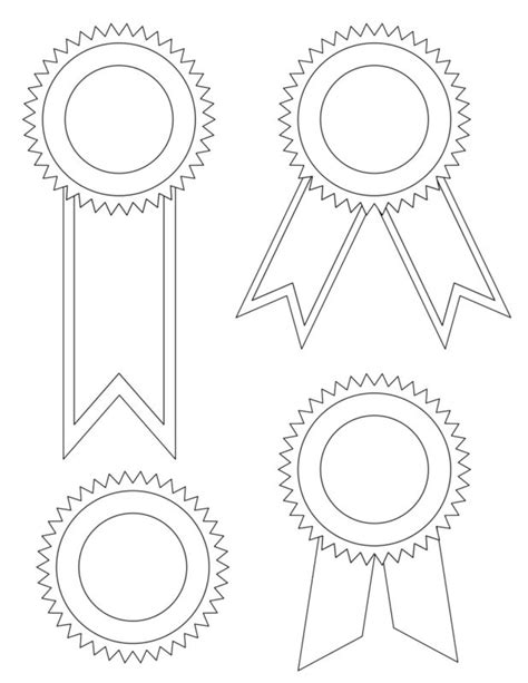 award-ribbons-blank - Tim's Printables