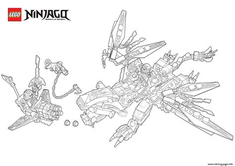 coloriage ninjago dragon – 123Dessins | Source #1 des Dessins coloriage Faciles, Imprimer ...