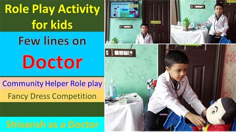 Role play as a Doctor | Doctor Pretend play | Community helper | Speech ...