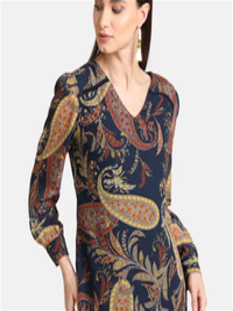 Buy Kazo Women Blue Printed Top - Tops for Women 10646658 | Myntra