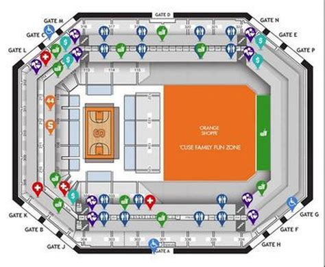 Carrier Dome seating chart: How to find your seat for Syracuse basketball, football, lacrosse ...