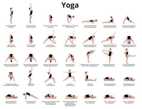 75 Yoga Poses PDF 8.5x11 - Etsy | Yoga postures, Restorative yoga, Yoga chart