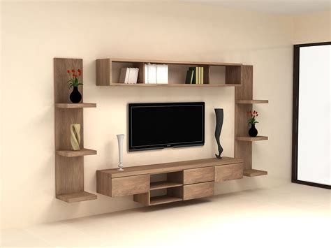 Wall Mounted Tv Design In Living Room - rishabhkarnik
