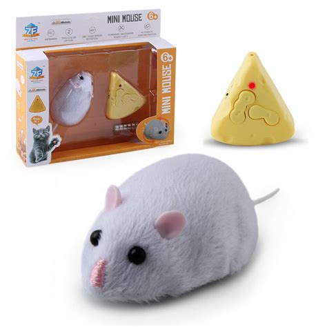 Wireless electronic remote control rat plush rc mouse toy hot flocking ...