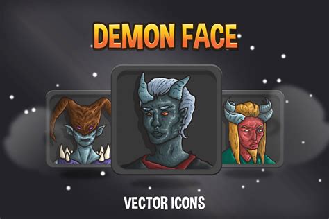 Free Demon Avatar Game Icons Download - CraftPix.net