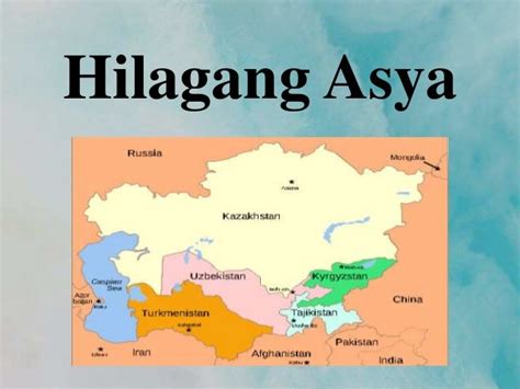 Hilagang Asya Blank Map Printable