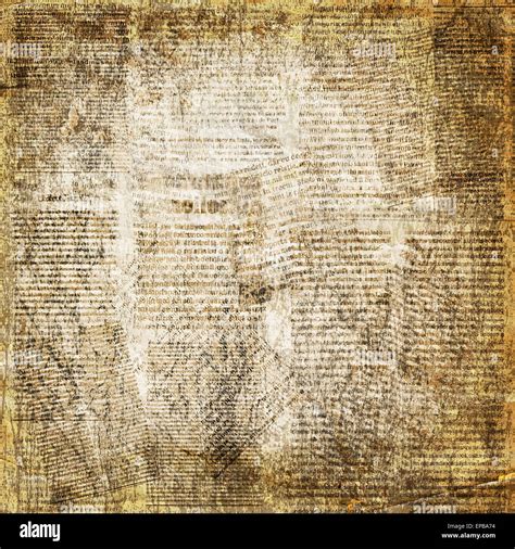 Grunge abstract newspaper background for design with old torn posters Stock Photo - Alamy