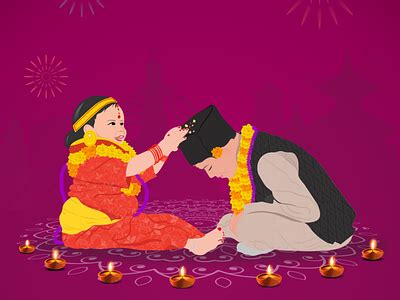 Bhai Tika or Tihar Celebration by Ujan Manandhar on Dribbble