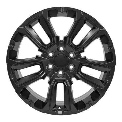 22 inch Satin Black Rims Set Fits 84582669 Chevy Silverado Tahoe ...