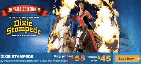 Coupons for Dixie Stampede Branson MO | Dixie Stampede Coupons and ...