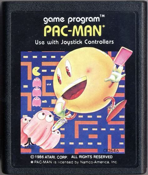 Pac-Man (1980) box cover art - MobyGames