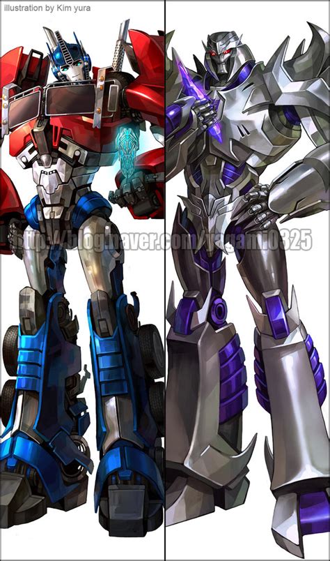 TFP - Optimus,Megatron by GoddessMechanic on DeviantArt