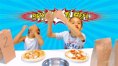 Pizza Challenge - GROSS Secret Recipe! - YouTube