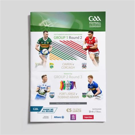 2023 GAA Football All-Ireland Senior Championship Round 2 – Kerry v Cork – dba publishing