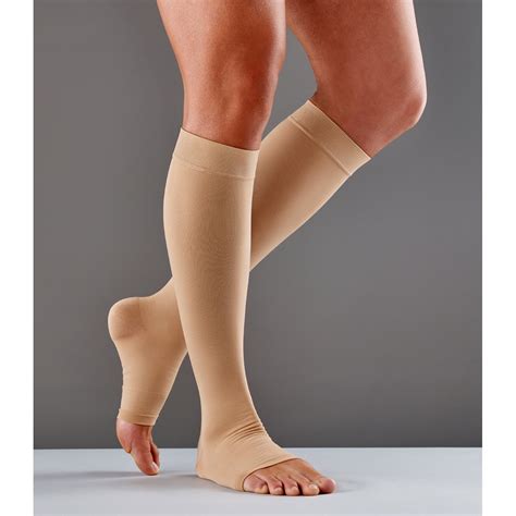 FUTURO Open Toe Knee Highs, Unisex, Firm Compression Stockings, Medium, - Tanga