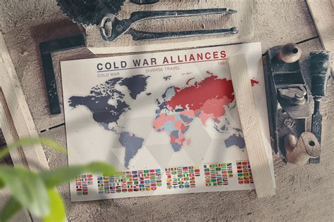 Cold War Alliances World 1980 Map Print/sticker - Etsy