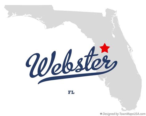 Map of Webster, FL, Florida