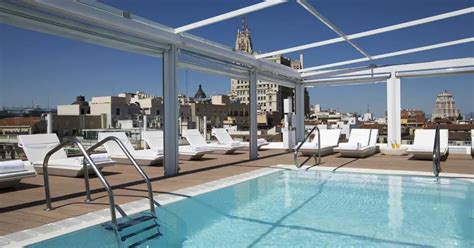 Make A Splash At The Best Hotels In Madrid With Rooftop Pools