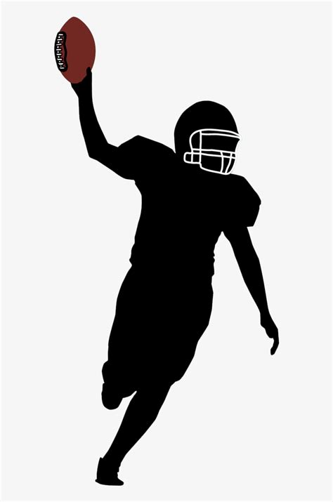 Football Transparent Silhouette - American Football Player Silhouette Png - Free Transparent PNG ...