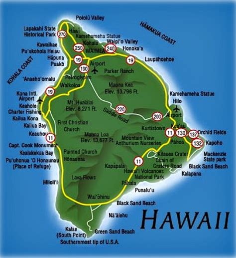 Airports On The Big Island Of Hawaii Map – The World Map