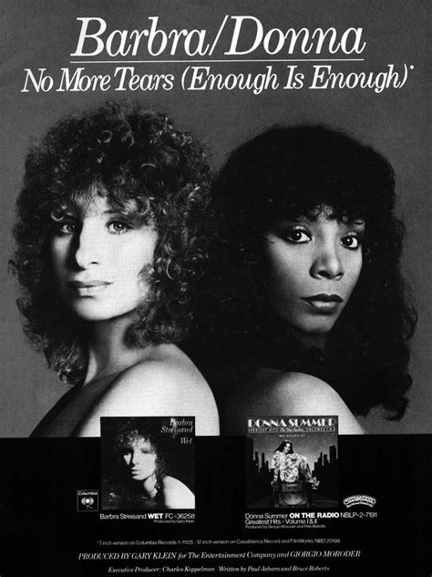 Barbra Archives | Singles | Enough is Enough w/ Donna Summer