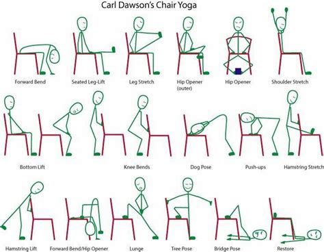 Chair yoga, Yoga for seniors, Chair pose yoga