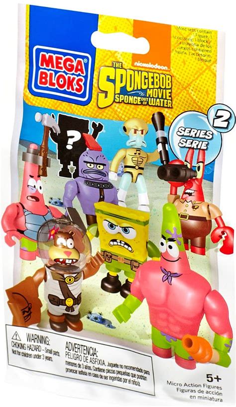 Mega Bloks Spongebob Squarepants Spongebob Squarepants Series 2 Mystery Pack - ToyWiz