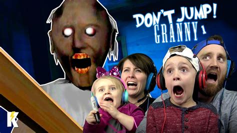 Try not to JUMP in GRANNY Horror Game Family Challenge! | K-City GAMING ...