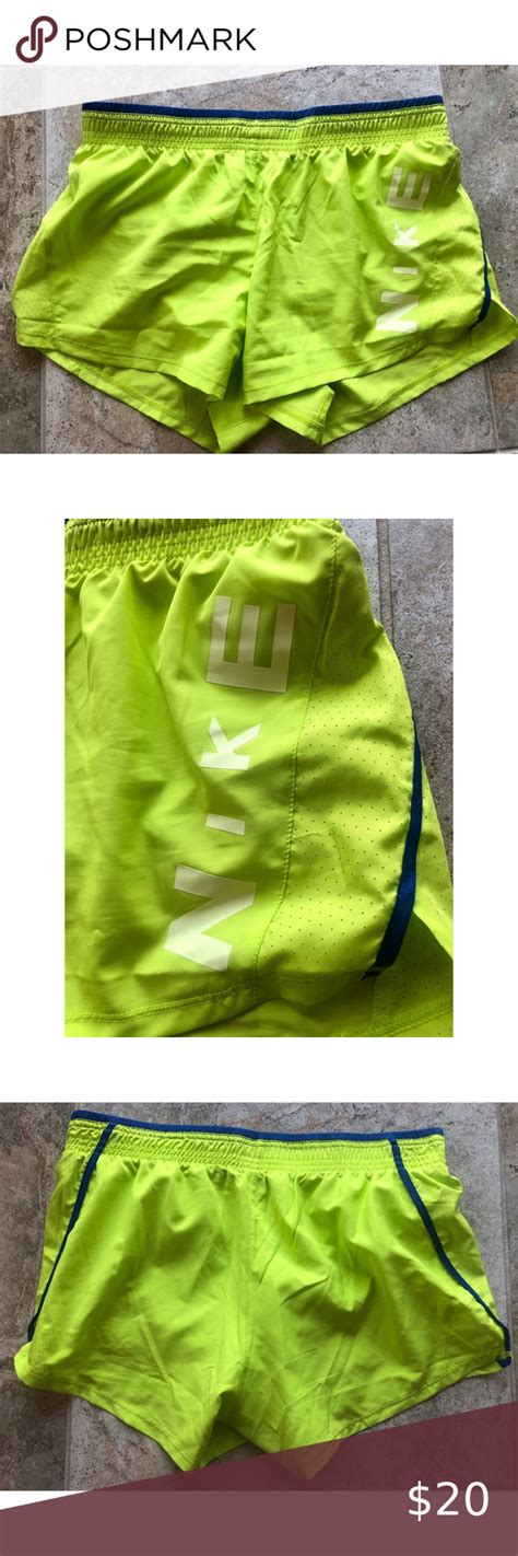 NWOT Nike Dri Fit Lime Green Shorts Size Medium in 2020 | Lime green shorts, Green shorts, Nike ...