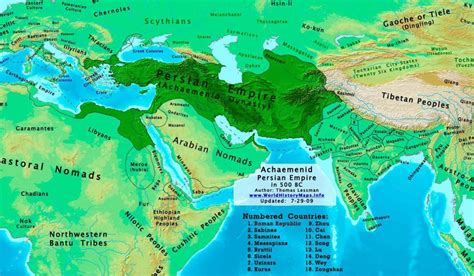 Achaemenid Empire - World History Maps