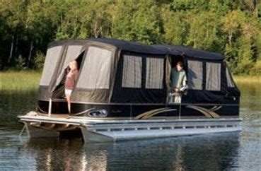 Full camper enclosure for pontoon boats. #pontoonboats #avalonpontoons ...