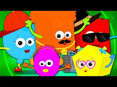 Shapes Finger Family Nursery Rhymes | The Shapes Song | Learn Shapes | Songs For Kids & Babies ...