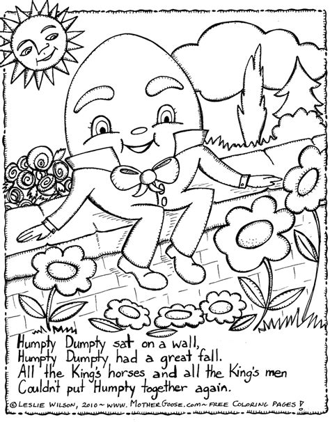 Nursery Rhyme Coloring Pages at GetColorings.com | Free printable colorings pages to print and color