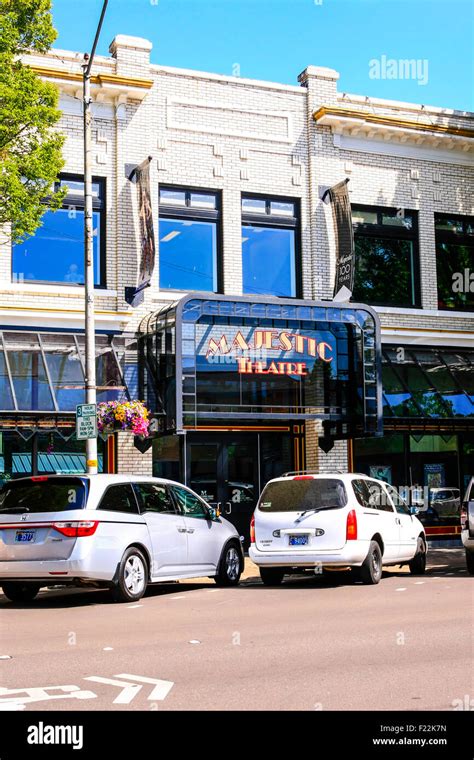 The Majestic Theater on SW 2nd Street in downtown Corvallis, Oregon Stock Photo - Alamy