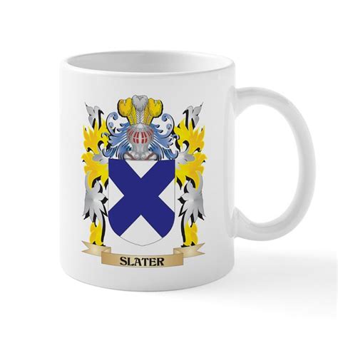 Slater Family Crest - Coat of Arms Mugs by Admin_CP2183672