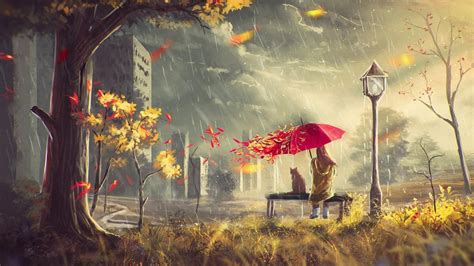 27 Rain Art Wallpapers - Wallpaperboat